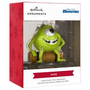 New! Disney Pixar Monsters Inc. Hallmark Christmas Ornament Mike Wazowski